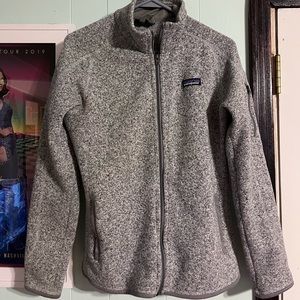 Patagonia women’s small Heather full zip jacket